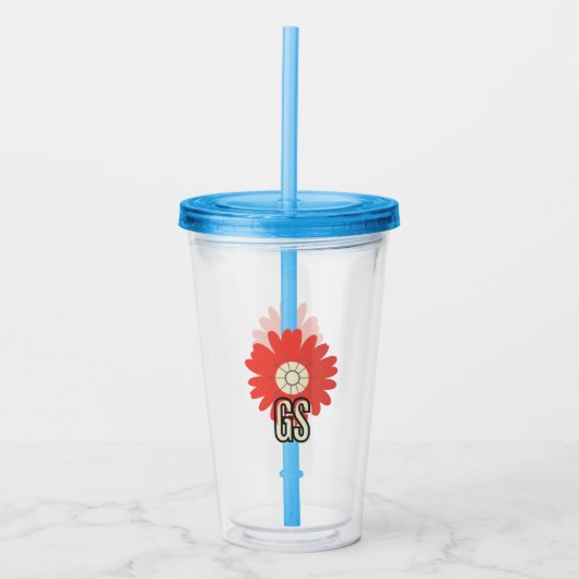 Uw Logo hier Acryl Tumbler Drinkbeker (Voorkant)
