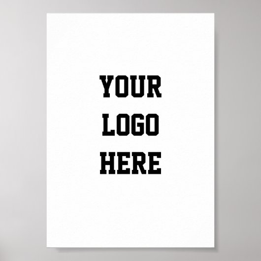 Uw Logo Hier Affiche Poster (Voorkant)
