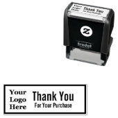 Uw Logo hier | Bedankt voor uw aankoop Zelfinktende Stempel (In situ)