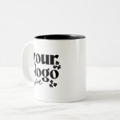 Uw Logo hier BedrijfsBedrijfsvoorstel Tweekleurige Koffiemok (Voorkant links)