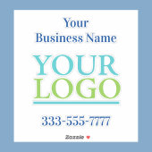 Uw Logo hier, bedrijfsnaam Promo, DIY Sticker