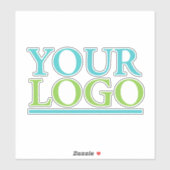 Uw Logo hier, bedrijfsnaam Promo, DIY, Ver 2 Sticker (Vel)