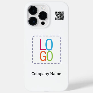 Uw Logo hier & Bedrijfsnaam Promotionele QR Code Case-Mate iPhone 14 Pro Max Hoesje