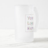 Uw Logo hier Bedrijfspromotie Matglas Bierpul (Voorkant rechts)