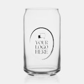 Uw Logo Hier Blikvorm Glas (Voorkant)