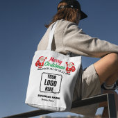 Uw Logo Hier Branded Promotionele Kerstcadeau Tote Bag