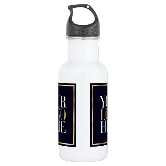 Uw Logo hier Business Branding Waterfles (Achterkant)