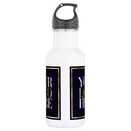 Uw Logo hier Business Branding Waterfles (Voorkant)