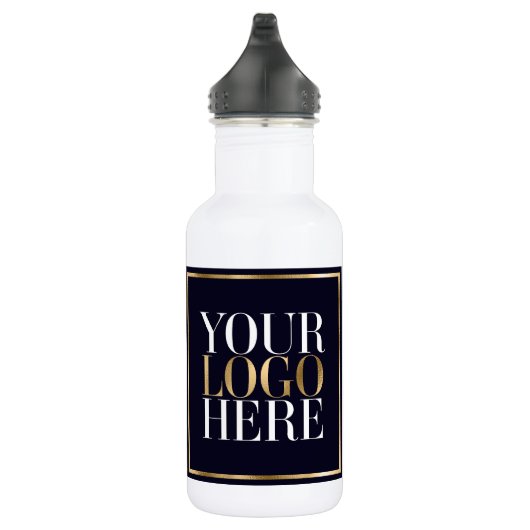 Uw Logo hier Business Branding Waterfles (Rechts)