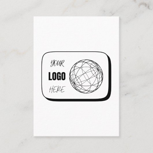 Uw Logo Hier Contactkaartje (Voorkant)