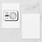 Uw Logo Hier Contactkaartje (Voorkant / Achterkant)