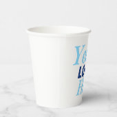 Uw logo hier, Cups voor restaurants, Coffeeshops Papieren Bekers (Rechts)