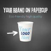 Uw logo hier, Cups voor restaurants, Coffeeshops Papieren Bekers