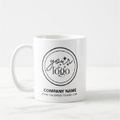 Uw Logo hier Custom Company Branded Business Koffiemok (Links)