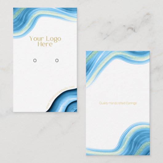 Uw Logo hier die Kaarten voor beeldscherm verdient Visitekaartje (Voorkant / Achterkant)