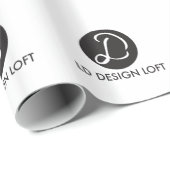 Uw Logo hier, eenvoudig, Cadeaupapier (Rol Hoek)