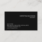 Uw Logo Hier eenvoudig - Invers Visitekaartje (Achterkant)