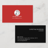 Uw Logo Hier eenvoudig - Invers Visitekaartje (Voorkant / Achterkant)