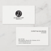 Uw Logo hier eenvoudig visitekaartje (Voorkant / Achterkant)