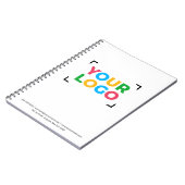 Uw Logo Hier Eenvoudige Bedrijfspromotie Notitieboek (Linkerzijde)