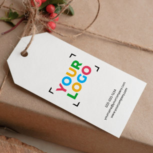 Uw Logo Hier Eenvoudige Contactgegevens voor klein Cadeaulabel