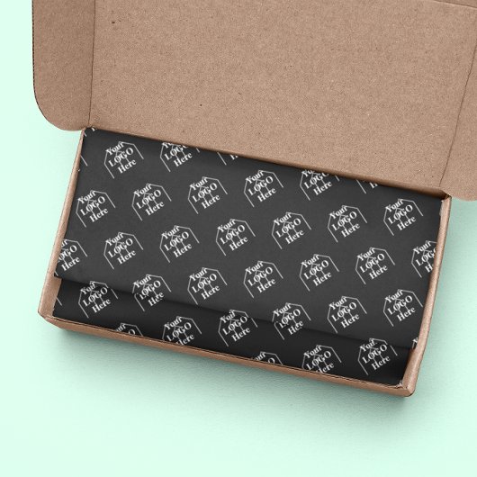 Uw Logo hier eenvoudige moderne patroon wrapping p Inpakpapier Vel