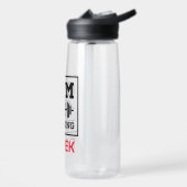 Uw Logo hier Fitness Gym Business Water Flacon Waterfles (Links)