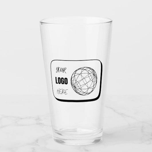 Uw Logo Hier Glas (Voorkant)