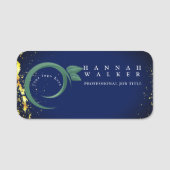 Uw logo hier, groene kleur naamplaatje (Voorkant)