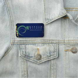 Uw logo hier, groene kleur naamplaatje