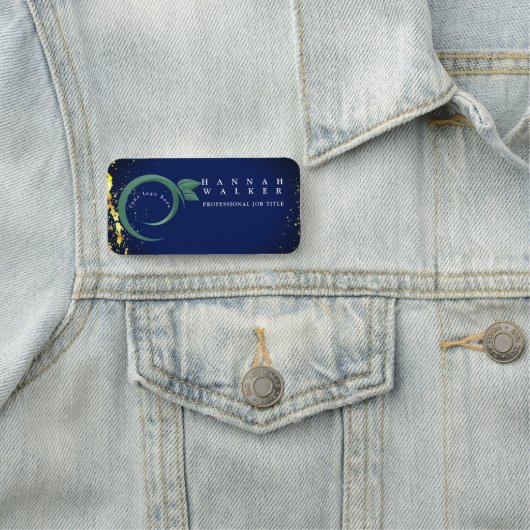 Uw logo hier, groene kleur naamplaatje (In situ)