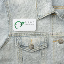 Uw logo hier, groene kleur naamplaatje