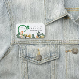 Uw logo hier, groene kleur naamplaatje