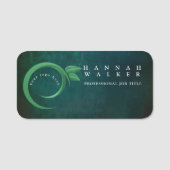 Uw logo hier, groene kleur naamplaatje (Voorkant)