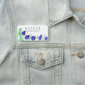 Uw logo hier, groene kleur weidebloemen naamplaatje (In situ)