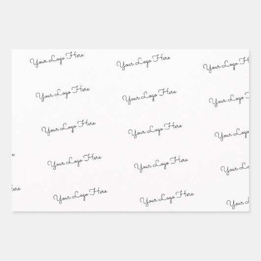 Uw Logo hier Inpakpapier Vel (Voorkant 2)