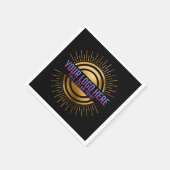 Uw Logo Hier Kleur Servet (Hoek)