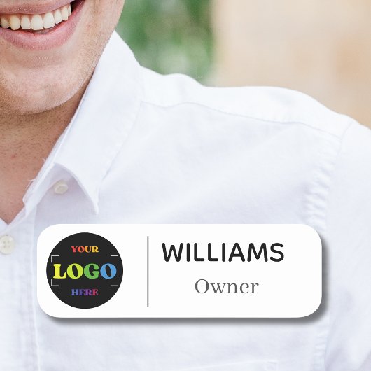 Uw Logo hier magnetische zaken Naamplaatje