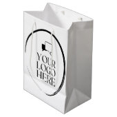 Uw Logo Hier Medium Cadeauzakje (Voorkant Gekanteld)