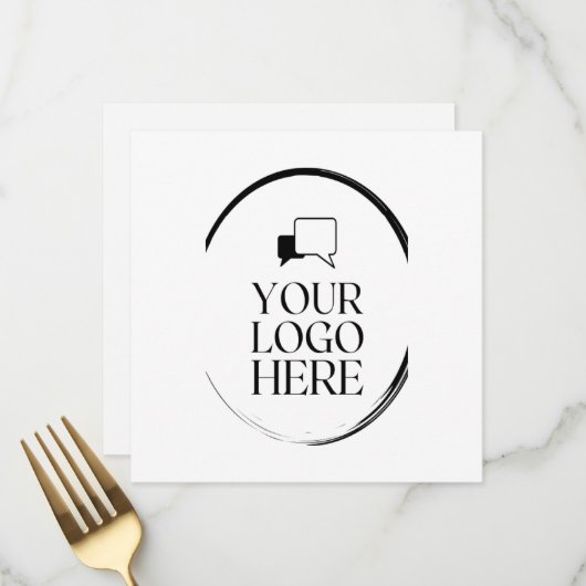 Uw Logo Hier Menu (Voorkant / Achterkant in situ)