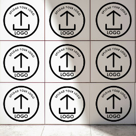 Uw Logo hier minimalistische professionele merk Tegeltje