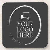 Uw Logo Hier Modern Bier Onderzetter (Voorkant)