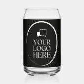 Uw Logo Hier Modern Blikvorm Glas (Voorkant)