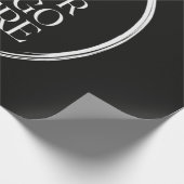 Uw Logo Hier Modern Cadeaupapier (Hoek)
