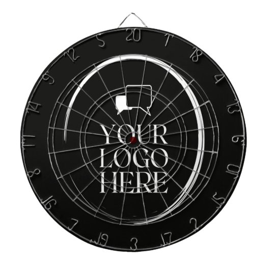 Uw Logo Hier Modern Dartbord (Voorkant)