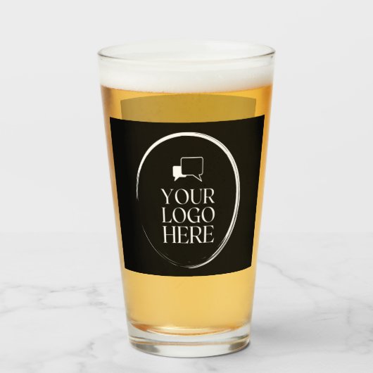 Uw Logo Hier Modern Glas (Voorkant gevuld)