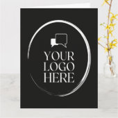 Uw Logo Hier Modern Kaart (Gele Bloem)