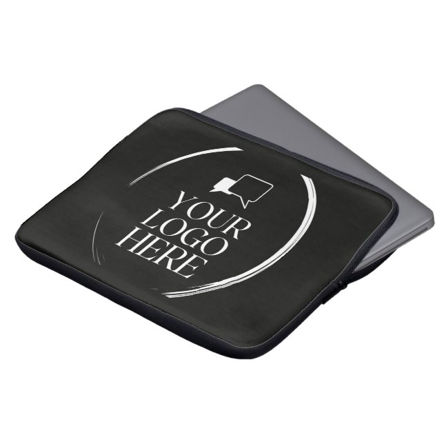 Uw Logo Hier Modern Laptop Sleeve (Voorkant top)