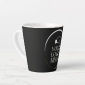 Uw Logo Hier Modern Latte Mok (Linkerhoek)