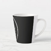 Uw Logo Hier Modern Latte Mok (Rechts)